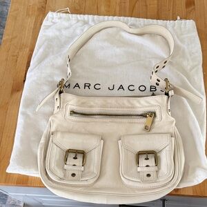 Marc Jacobs Off-White Leather Shoulder Bag